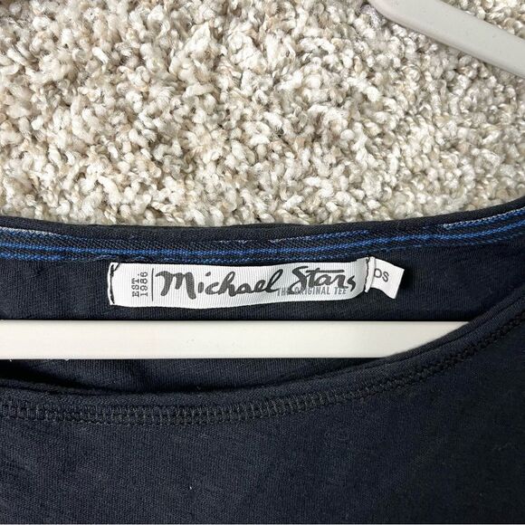 Michael Stars Top Women’s OS Black Long Sleeve - Picture 3 of 5